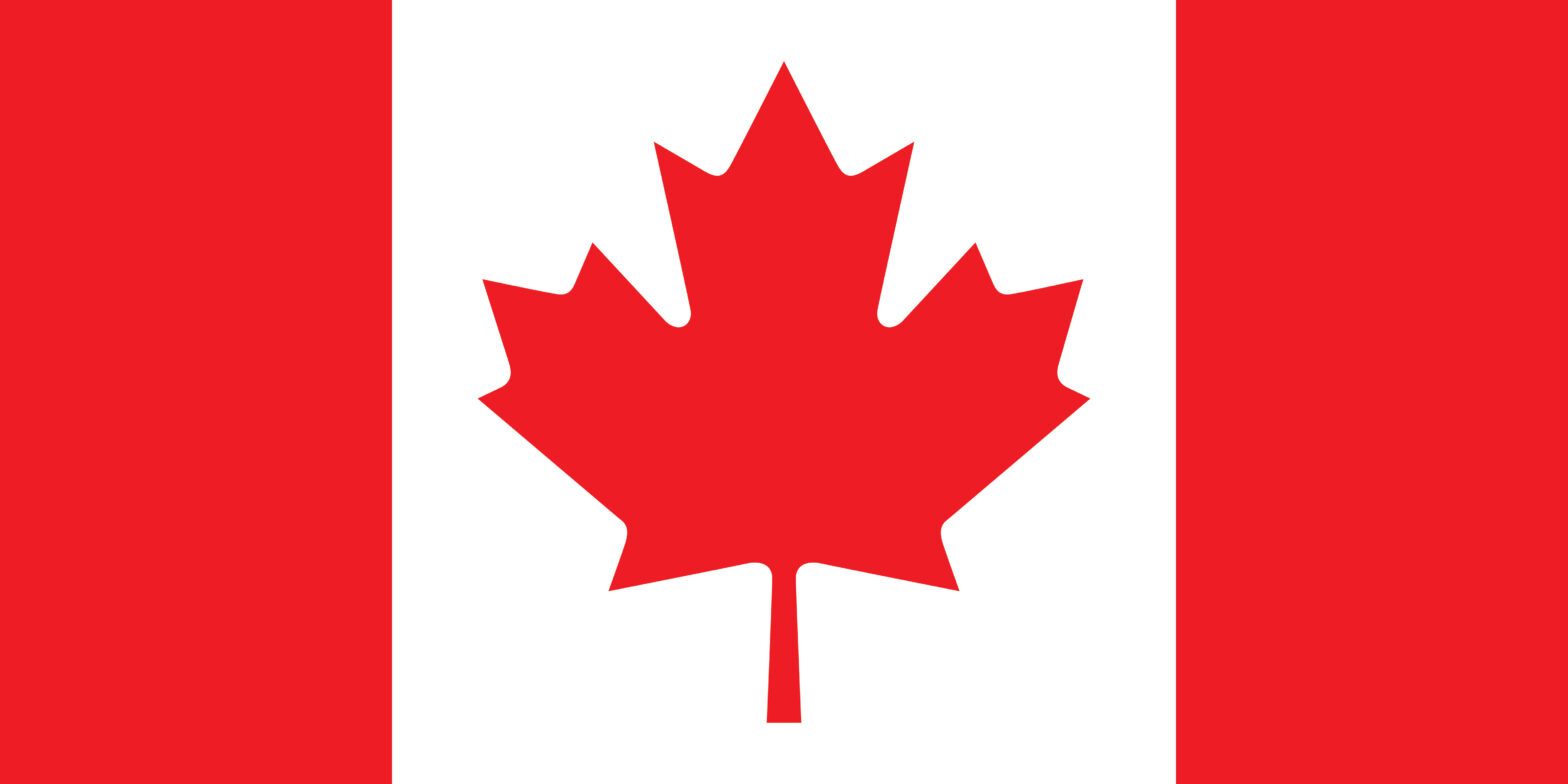 Canadian flag displayed for a Canada Day blog post